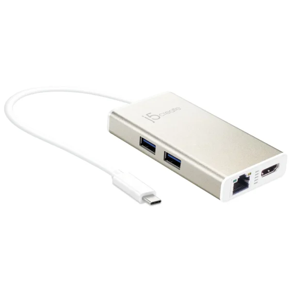 j5 Create USB-C™ Multi-Adapter - HDMI™/Ethernet/USB™ 3.1 HUB/PD 2.0