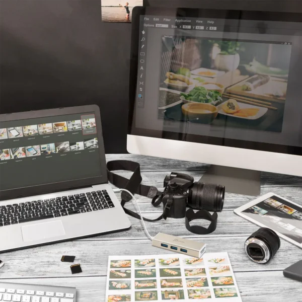 j5 Create USB-C™ 3.1 3-Port HUB with SD™/microSD™ Card Reader - Image 3